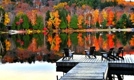 Autumn Dock, Maine 