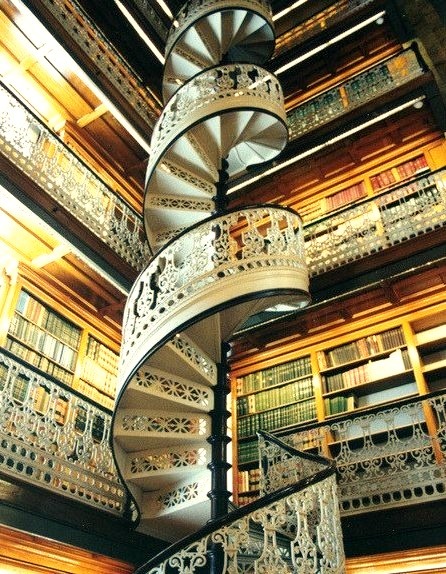 Spiral Staircase, Capitol Library, Des Moines, Iowa