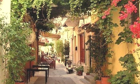 Side Street, Isle of Crete, Greece 