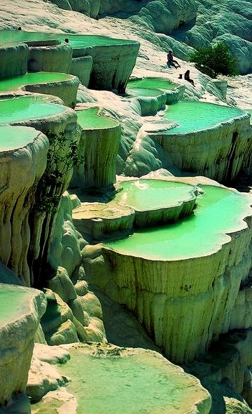 Natural Rock Pools, Pamukkale, Turkey