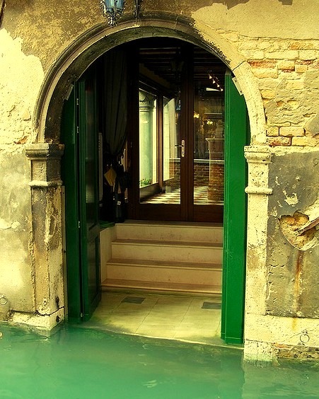 Watery Entryway, Venice, Italy 