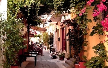 Side Street, Isle of Crete, Greece 