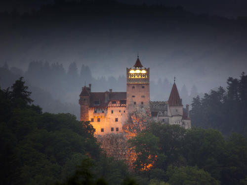 Eerie, Bran Castle, Transylvania