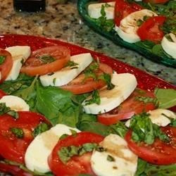 Salad – Spinach Caprese Salad